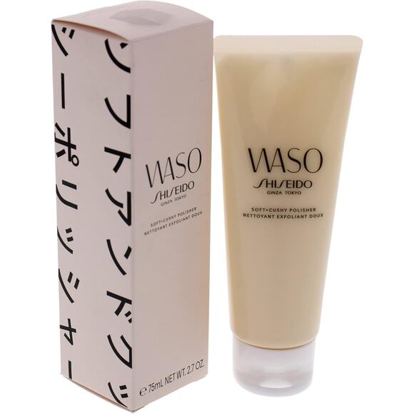 NEW Waso Shiseido Soft Cushy Polisher Ginza Tokyo Skin Exfoliator Silky & Smooth - Picture 2 of 4